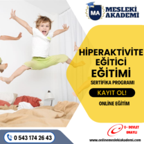 Hiperaktivite Eğitici Eğitimi Sertifika Programı