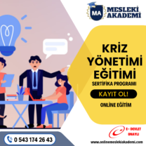 Kriz Yönetimi Sertifika Programı