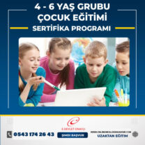 4-6 Yaş Grup Çocuk Eğitimi Sertifika Programı